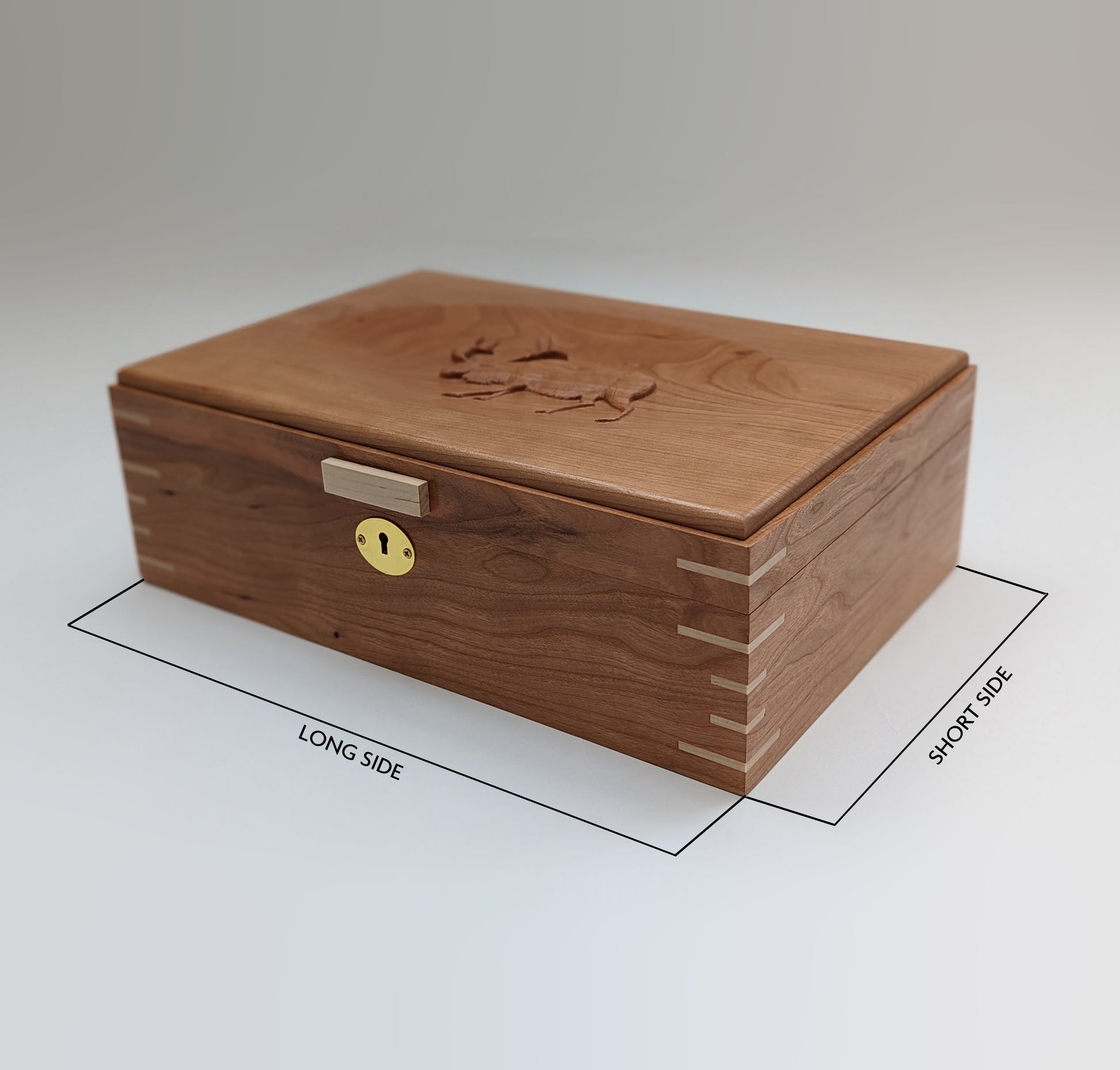 Wood Lock Box 